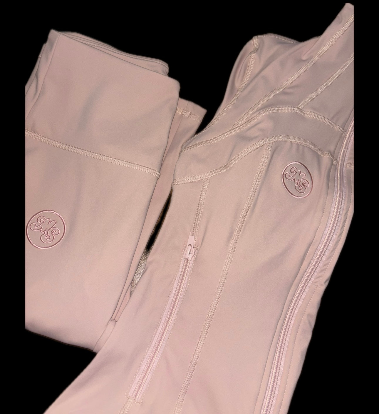 Blush Pink Flare Athleisure Set