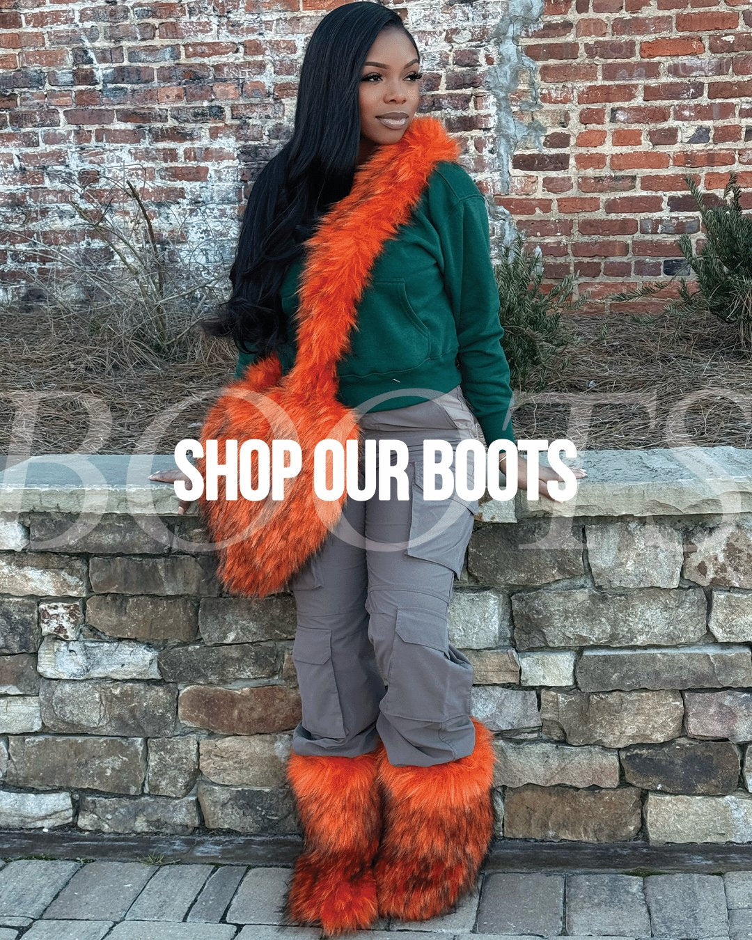 FAUX FUR BOOTS