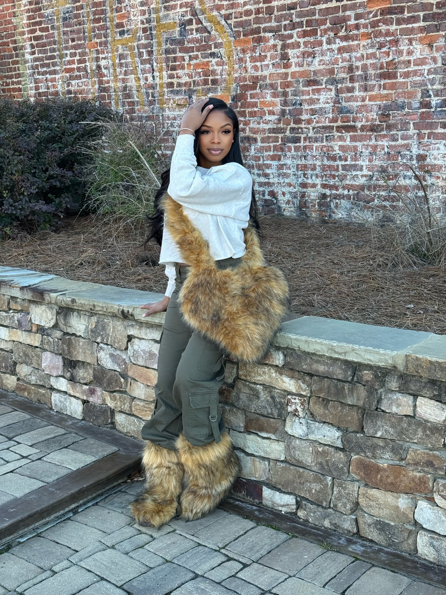 FAUX FUR BOOTS